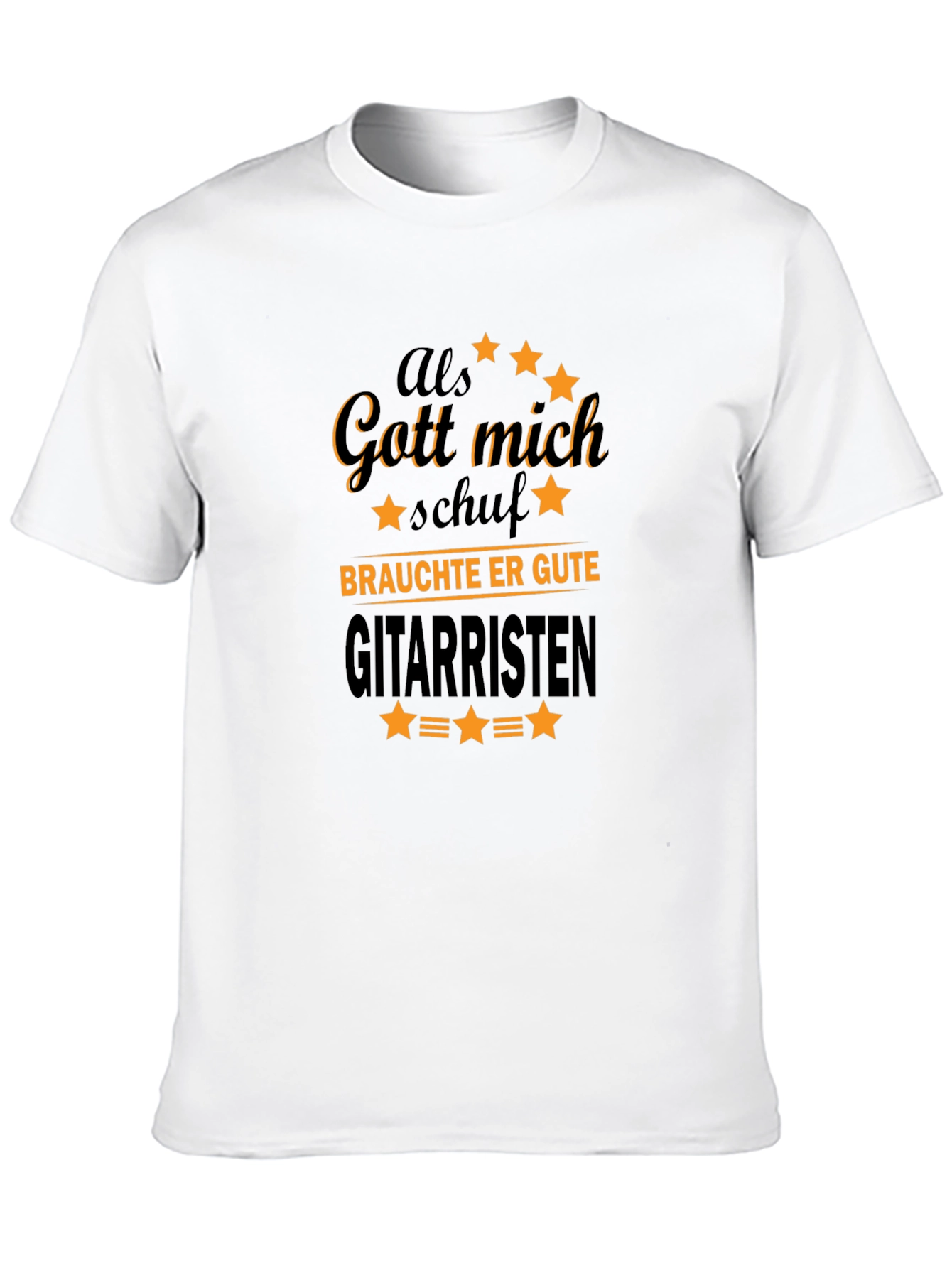 Als Gott Mich Schuf Guitarist T-Shirt