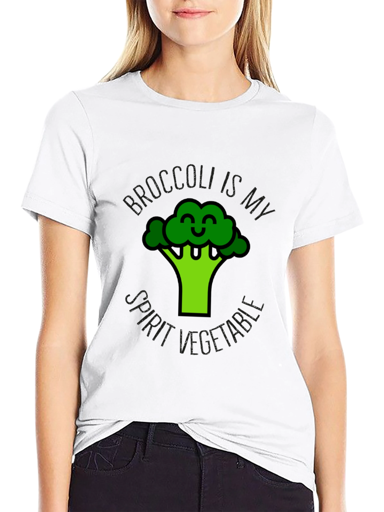Broccoli is My Spirit Vegetable Graphic Tee