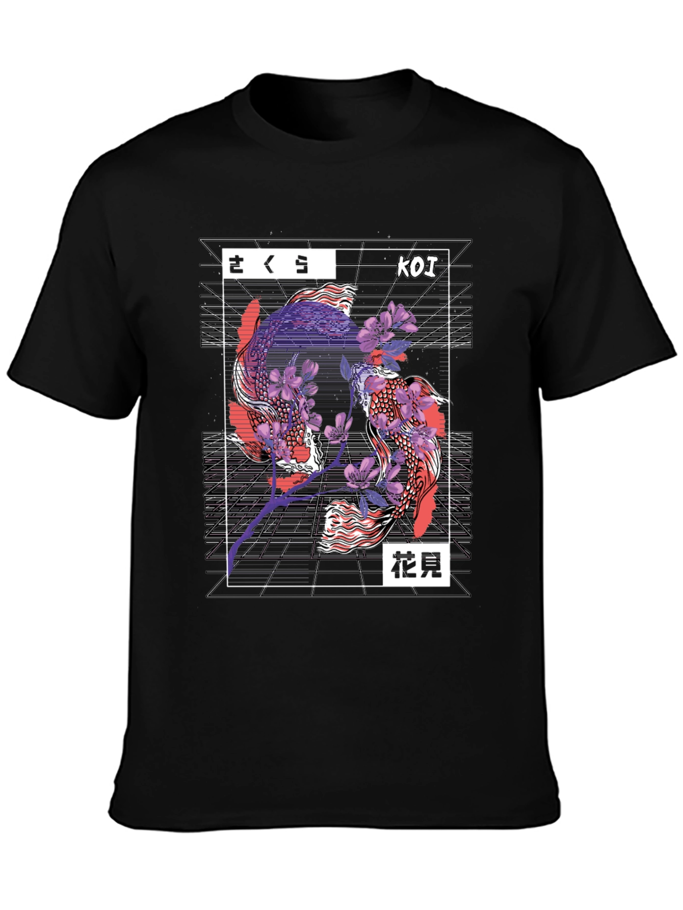 Koi Fish Graphic Tee - Japanese Inspired Design