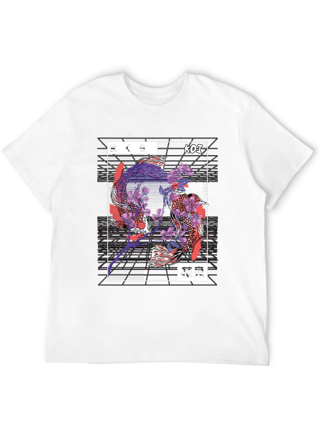 Koi Fish Graphic Tee - Japanese Inspired Design