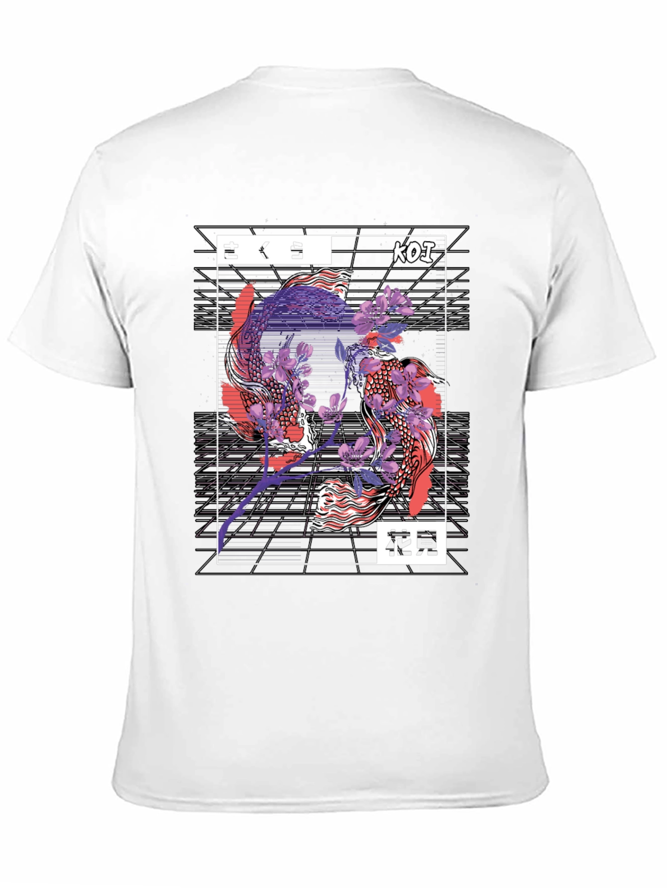 Koi Fish Graphic Tee - Japanese Inspired Design