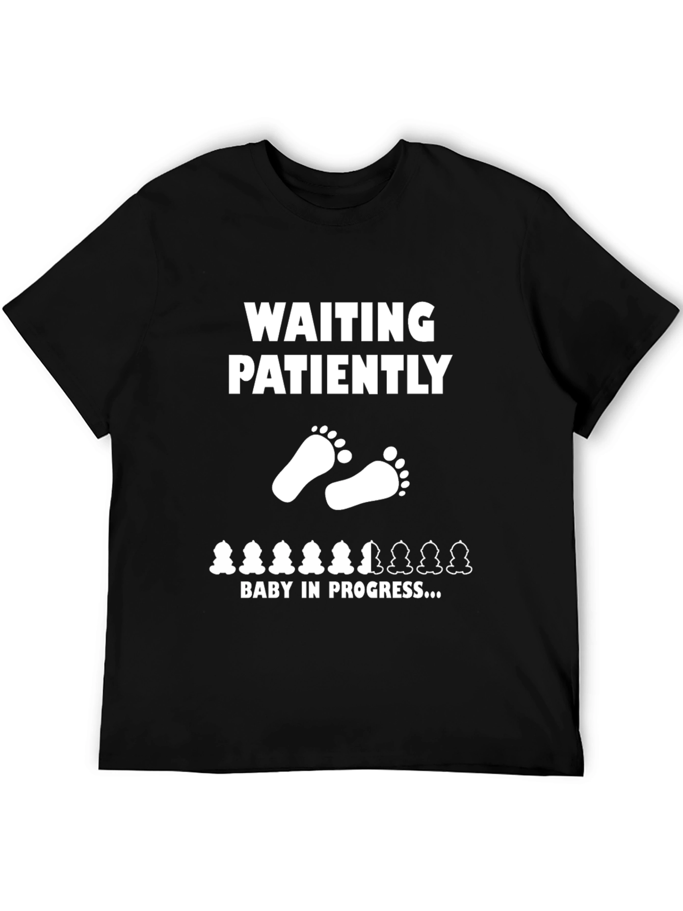 Waiting Patiently Baby in Progress T-Shirt