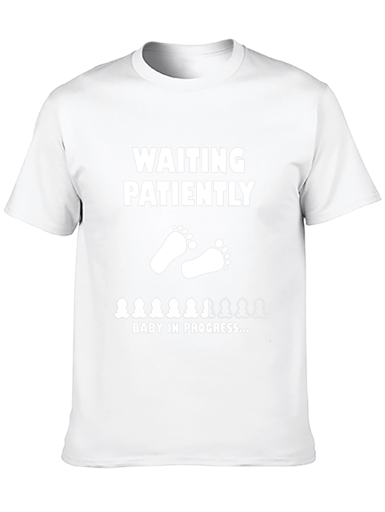 Waiting Patiently Baby in Progress T-Shirt