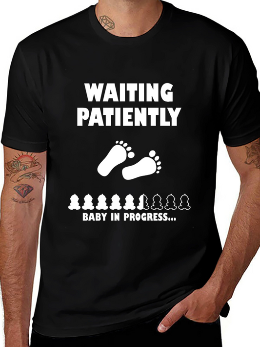 Waiting Patiently Baby in Progress T-Shirt