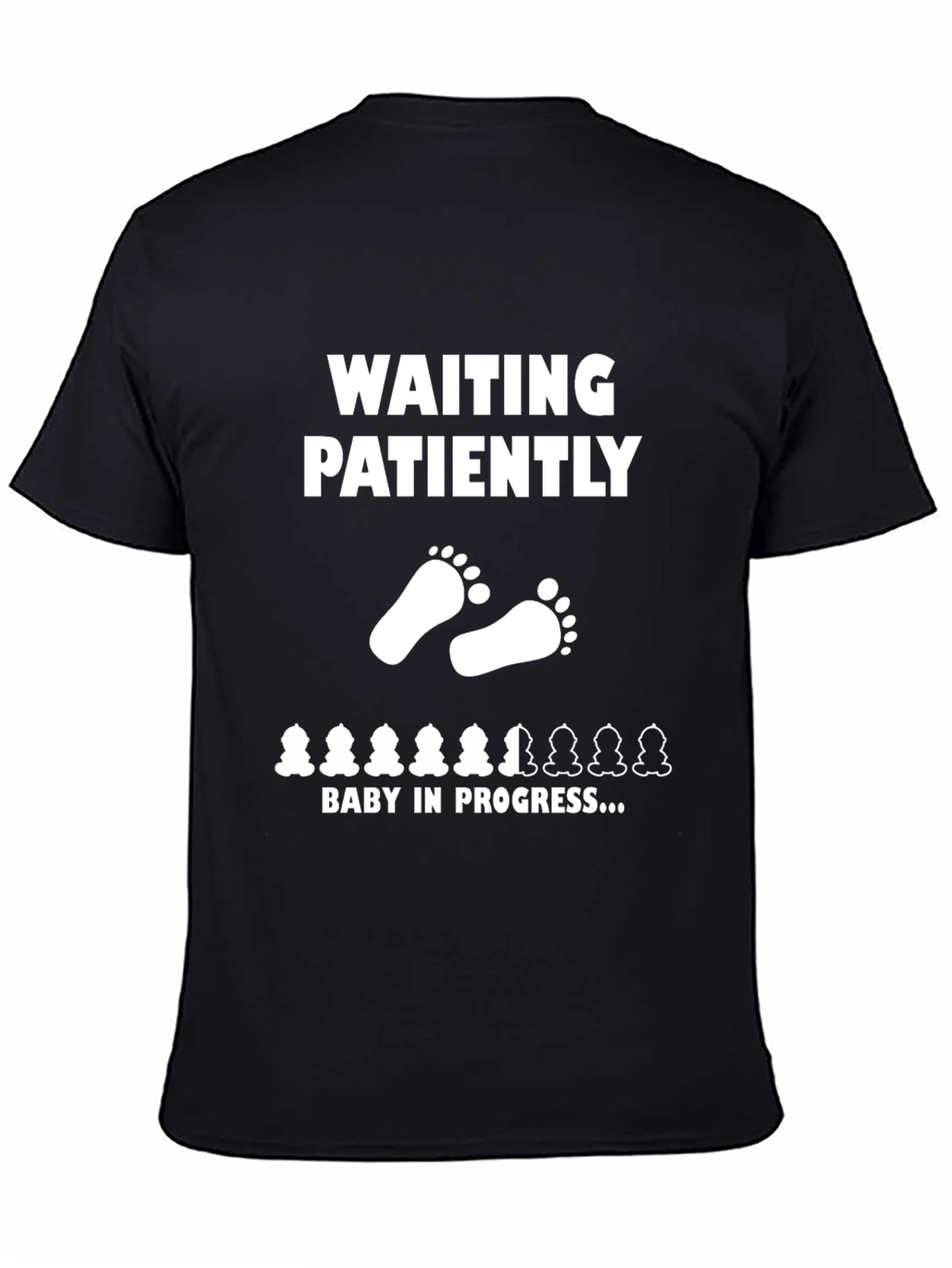 Waiting Patiently Baby in Progress T-Shirt