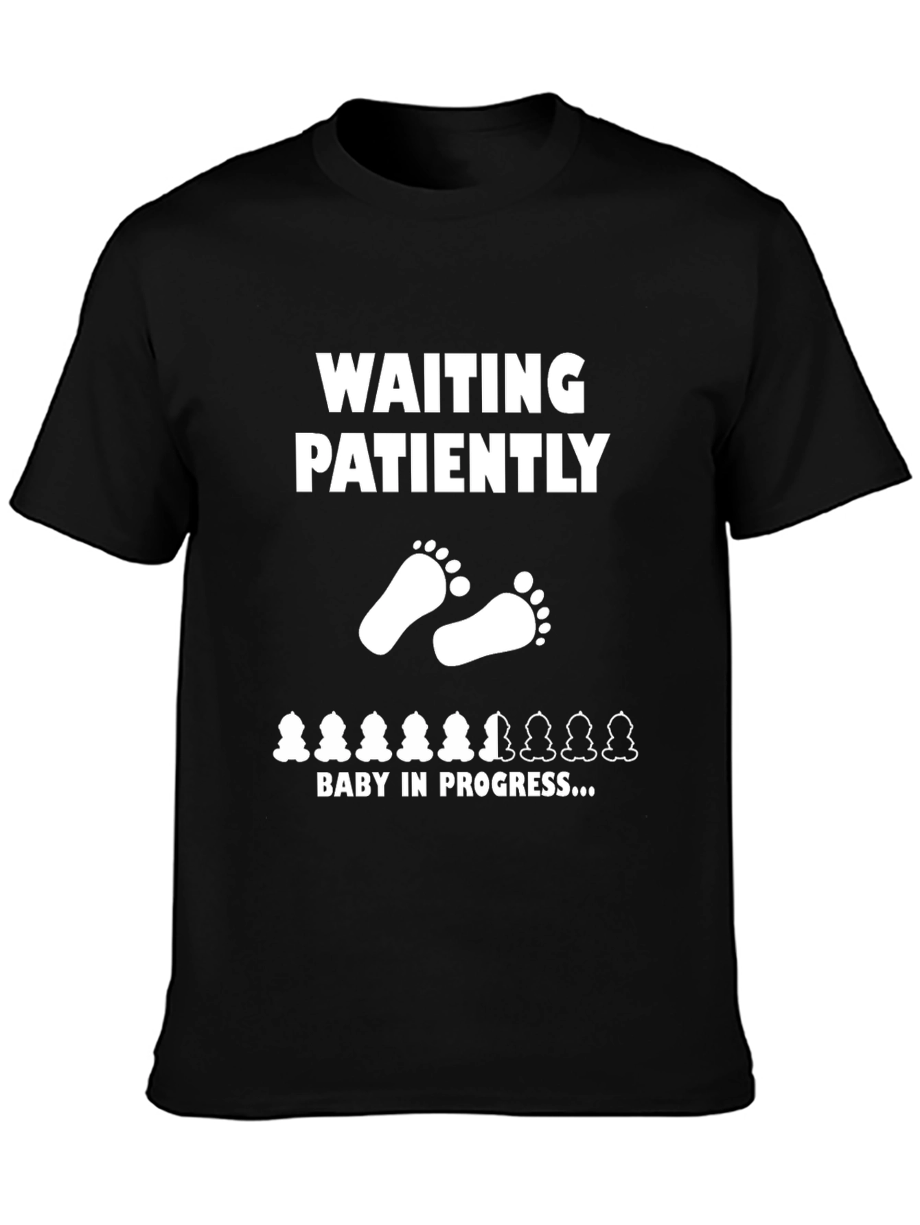 Waiting Patiently Baby in Progress T-Shirt