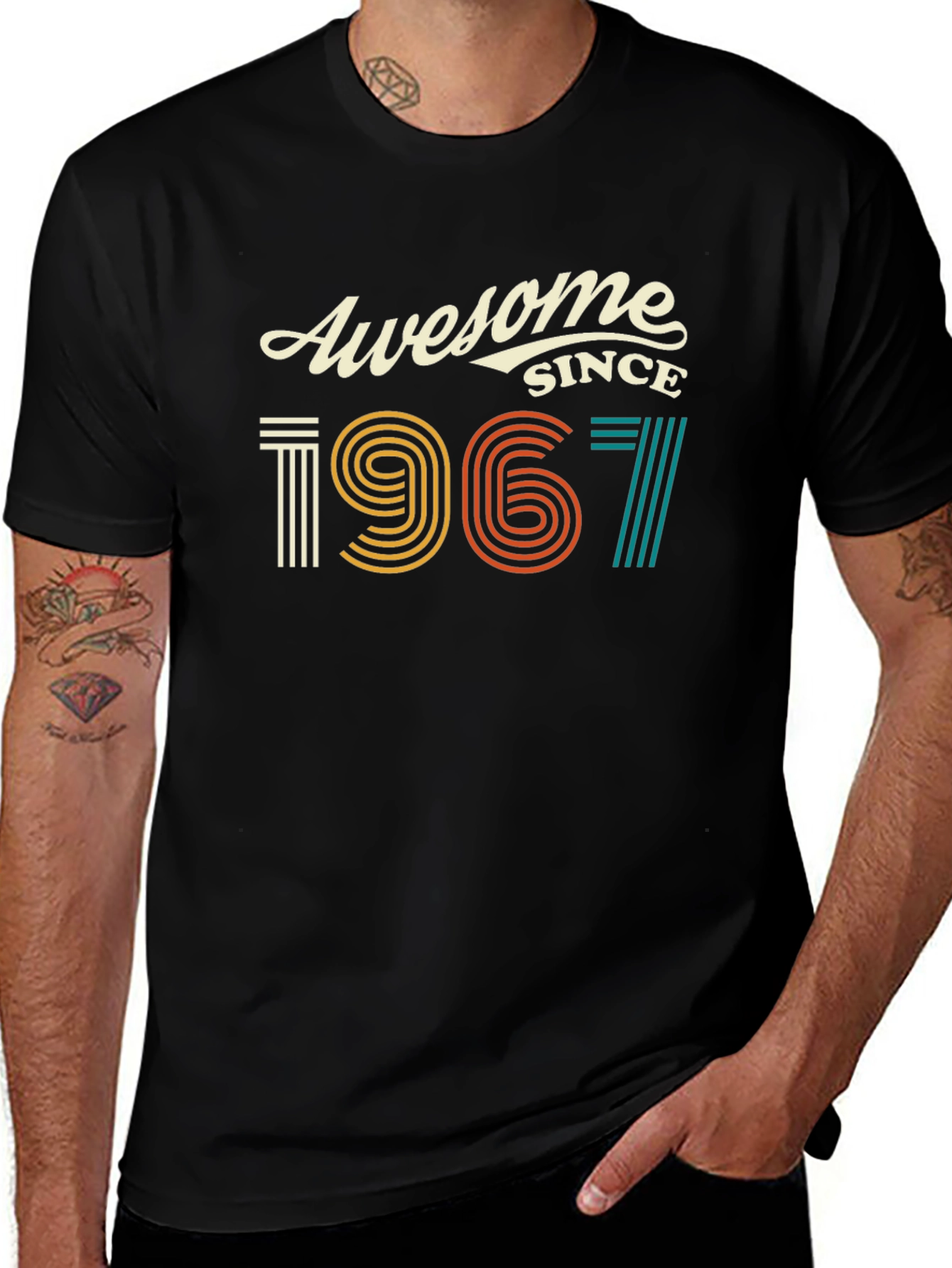 Awesome Since 1967 Retro Graphic Tee