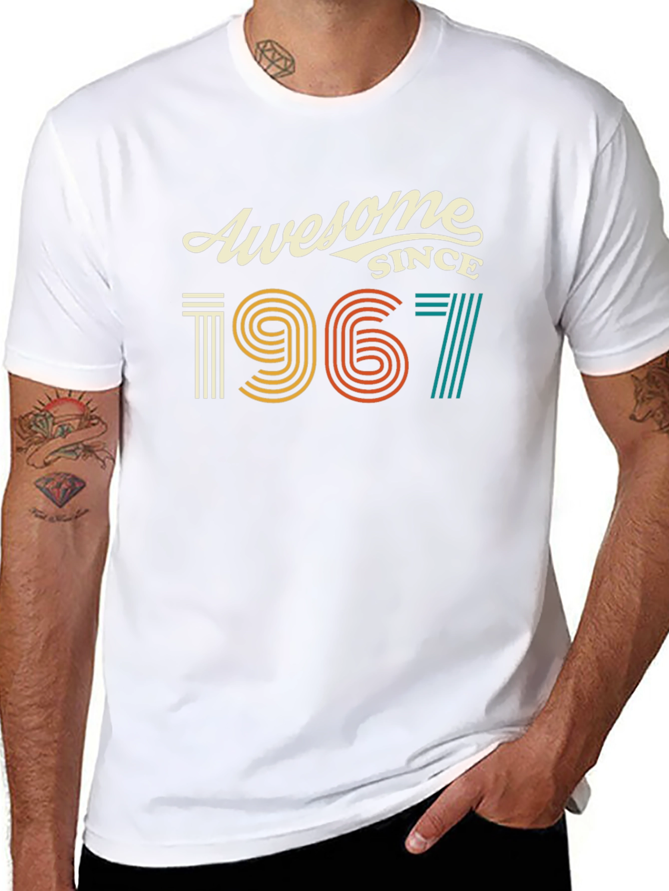 Awesome Since 1967 Retro Graphic Tee