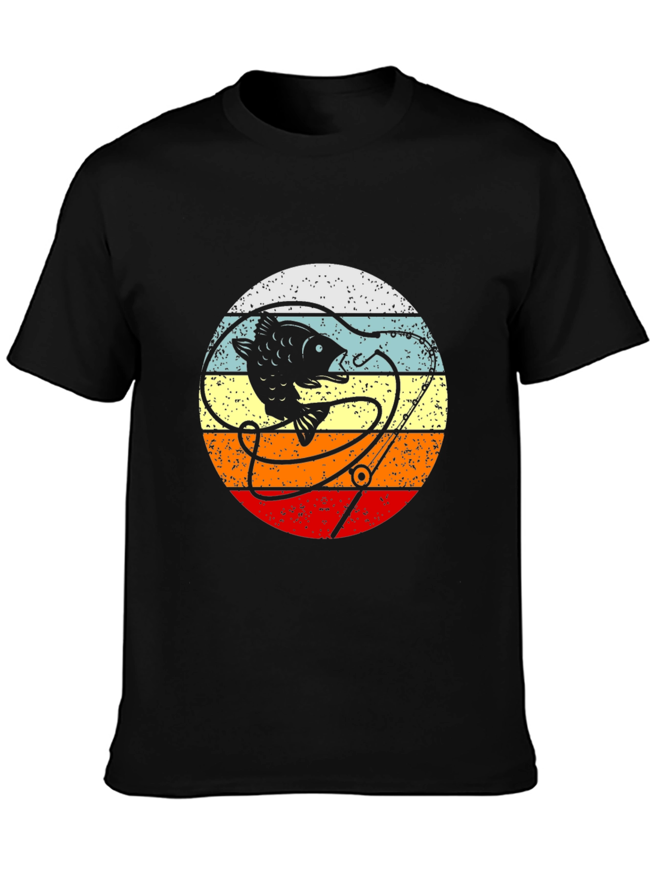Retro Fish T-Shirt - Fishing Gift