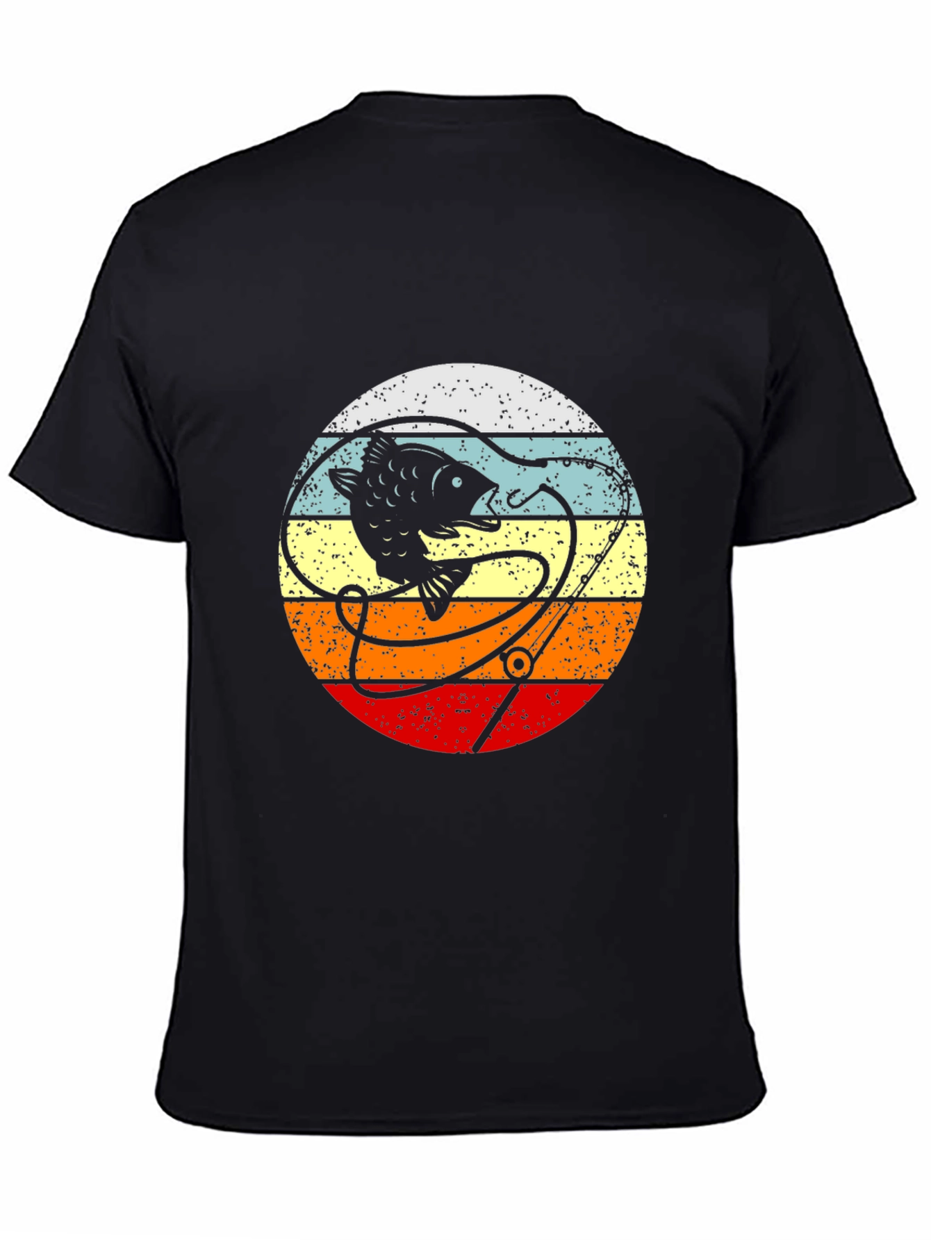 Retro Fish T-Shirt - Fishing Gift
