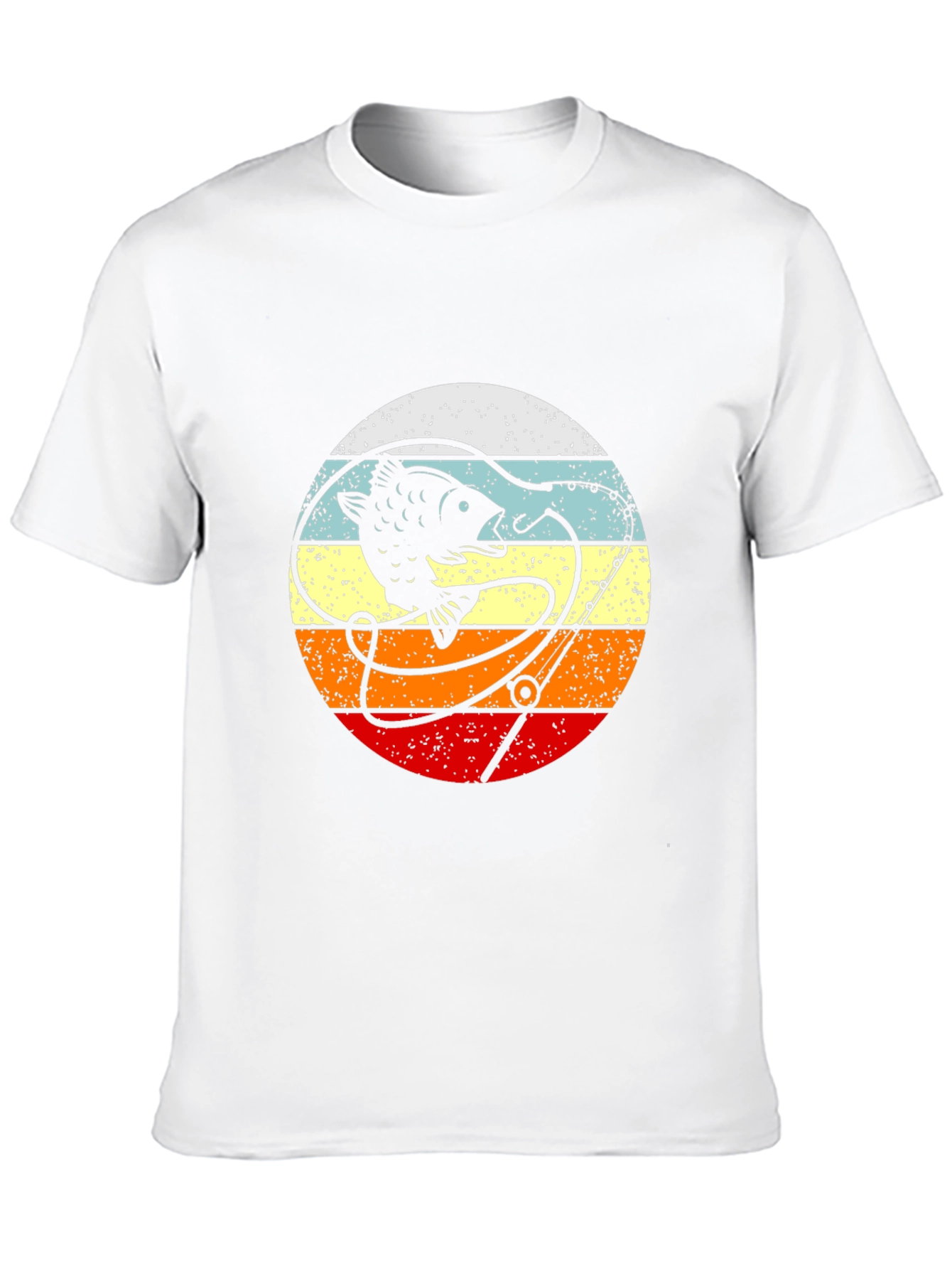 Retro Fish T-Shirt - Fishing Gift
