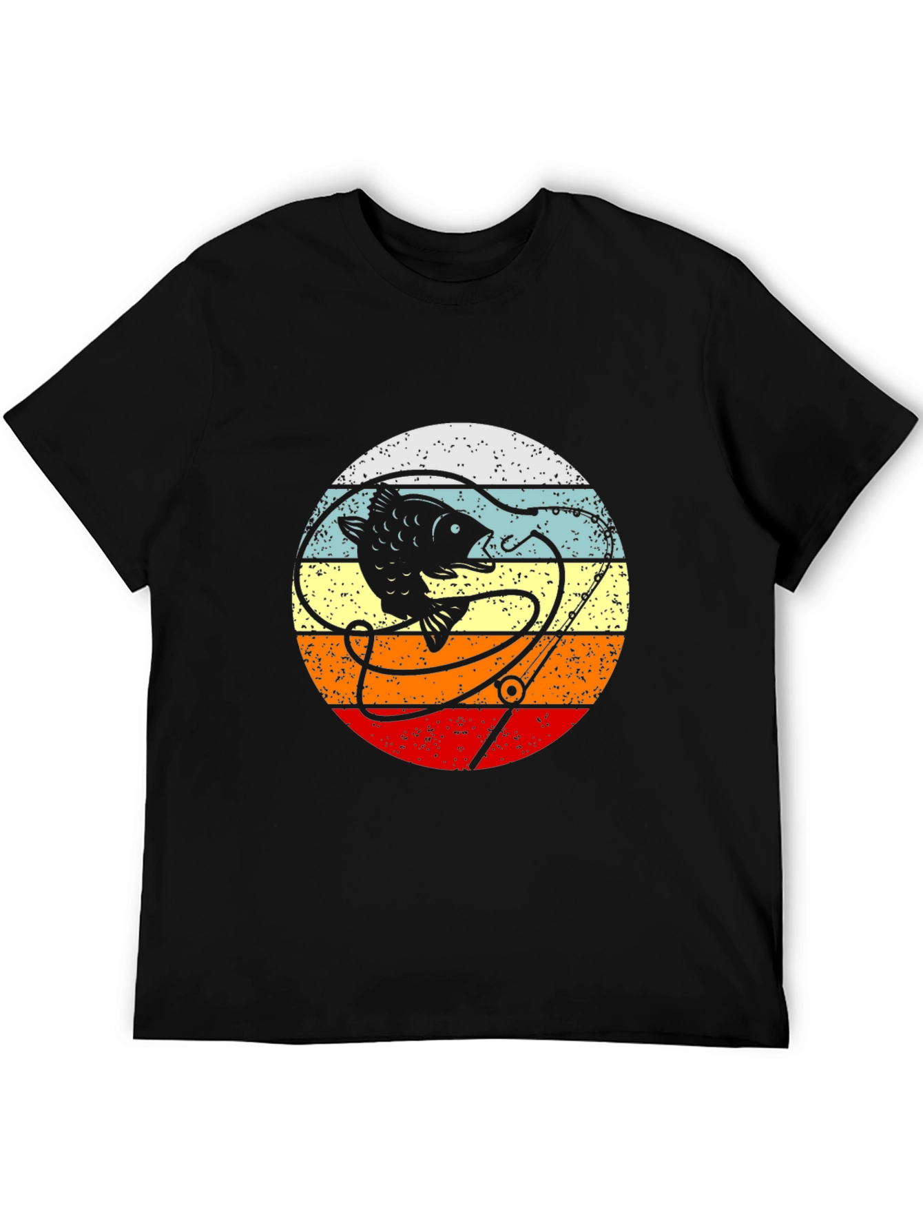 Retro Fish T-Shirt - Fishing Gift