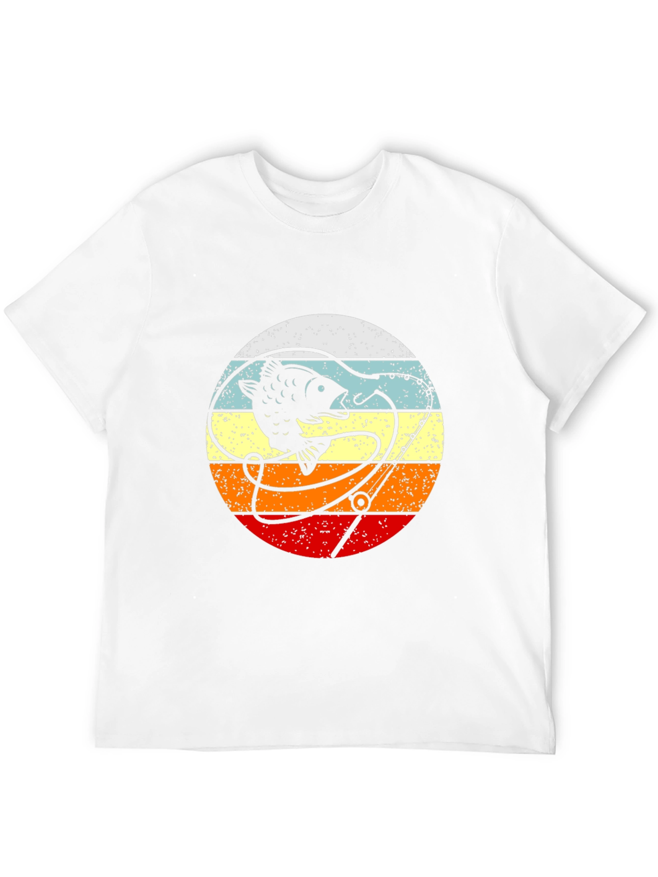 Retro Fish T-Shirt - Fishing Gift