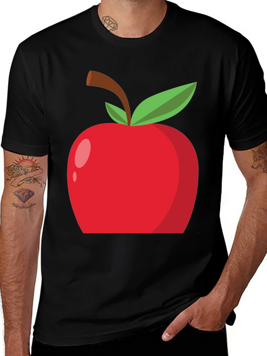 Apple Graphic Tee - Casual Style