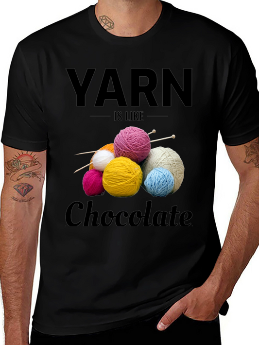 Yarn Like Chocolate T-Shirt - Knitters Tee