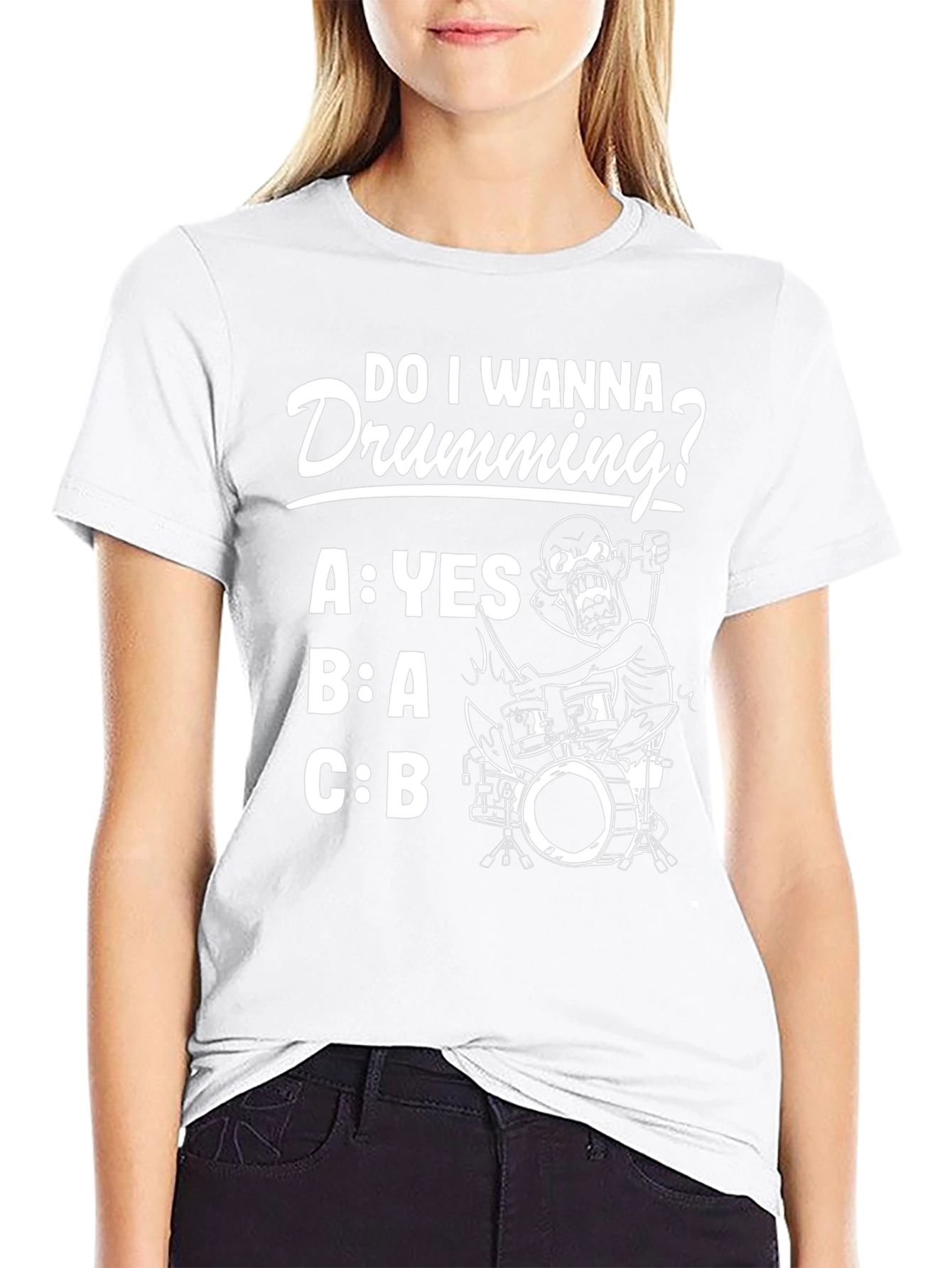 Do I Wanna Drumming? Graphic Tee