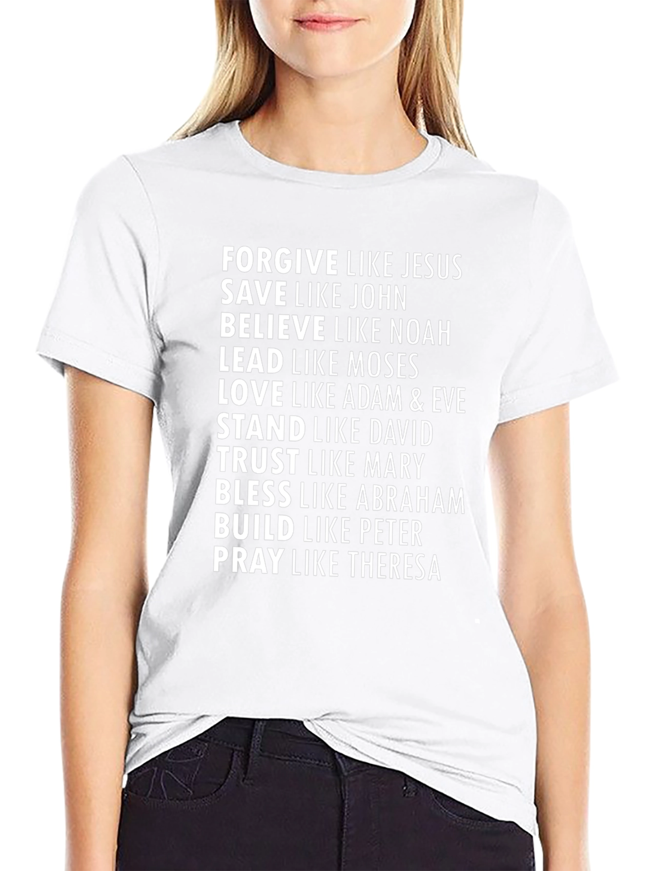 Inspirational Christian Black T-Shirt
