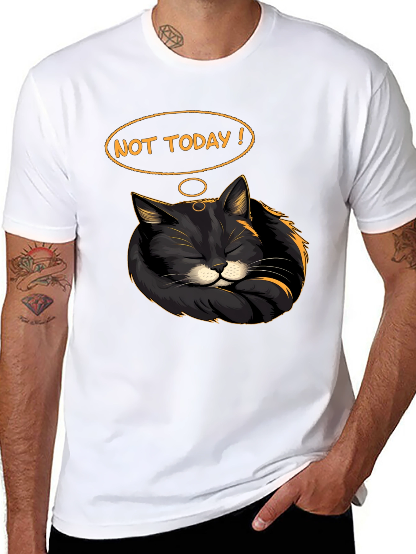 Not Today Cat T-Shirt