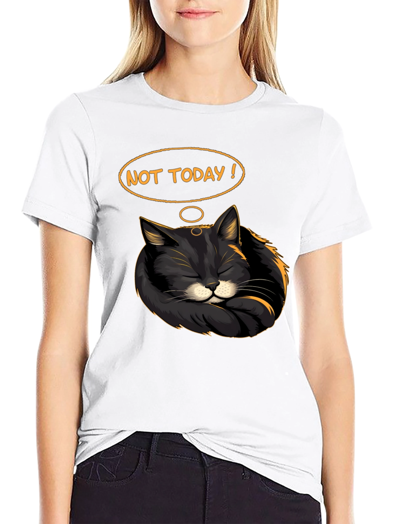 Not Today Cat T-Shirt