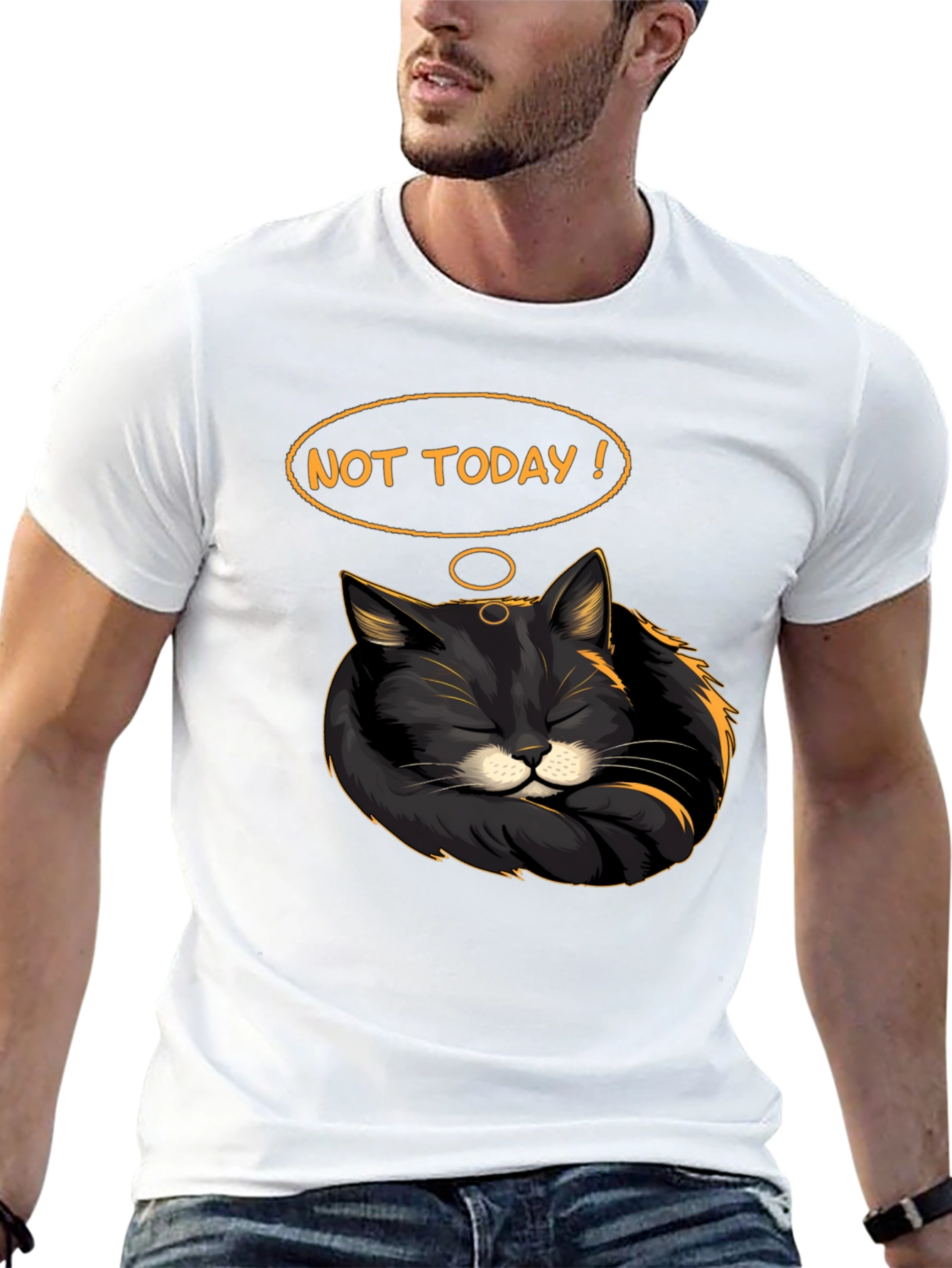 Not Today Cat T-Shirt