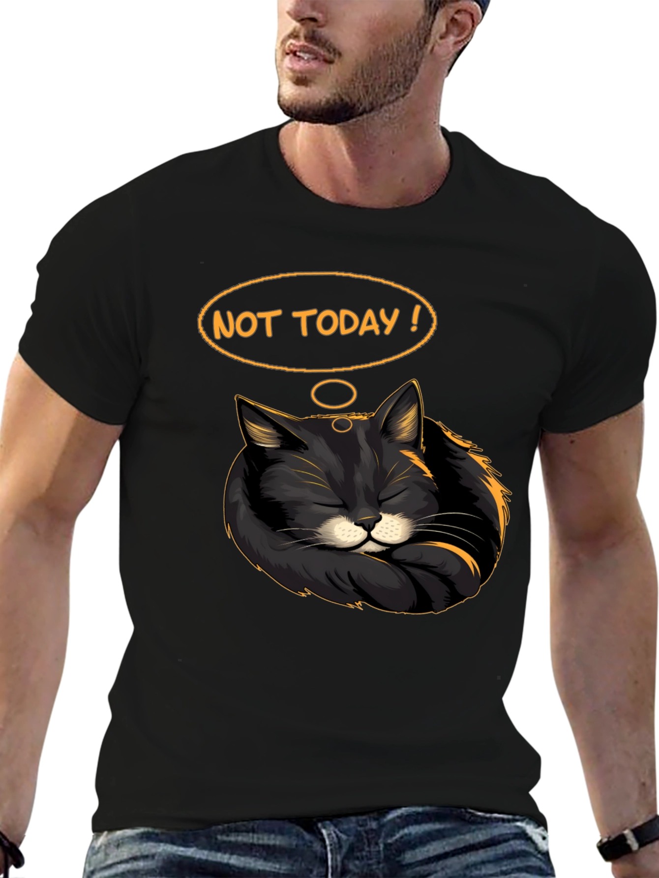 Not Today Cat T-Shirt