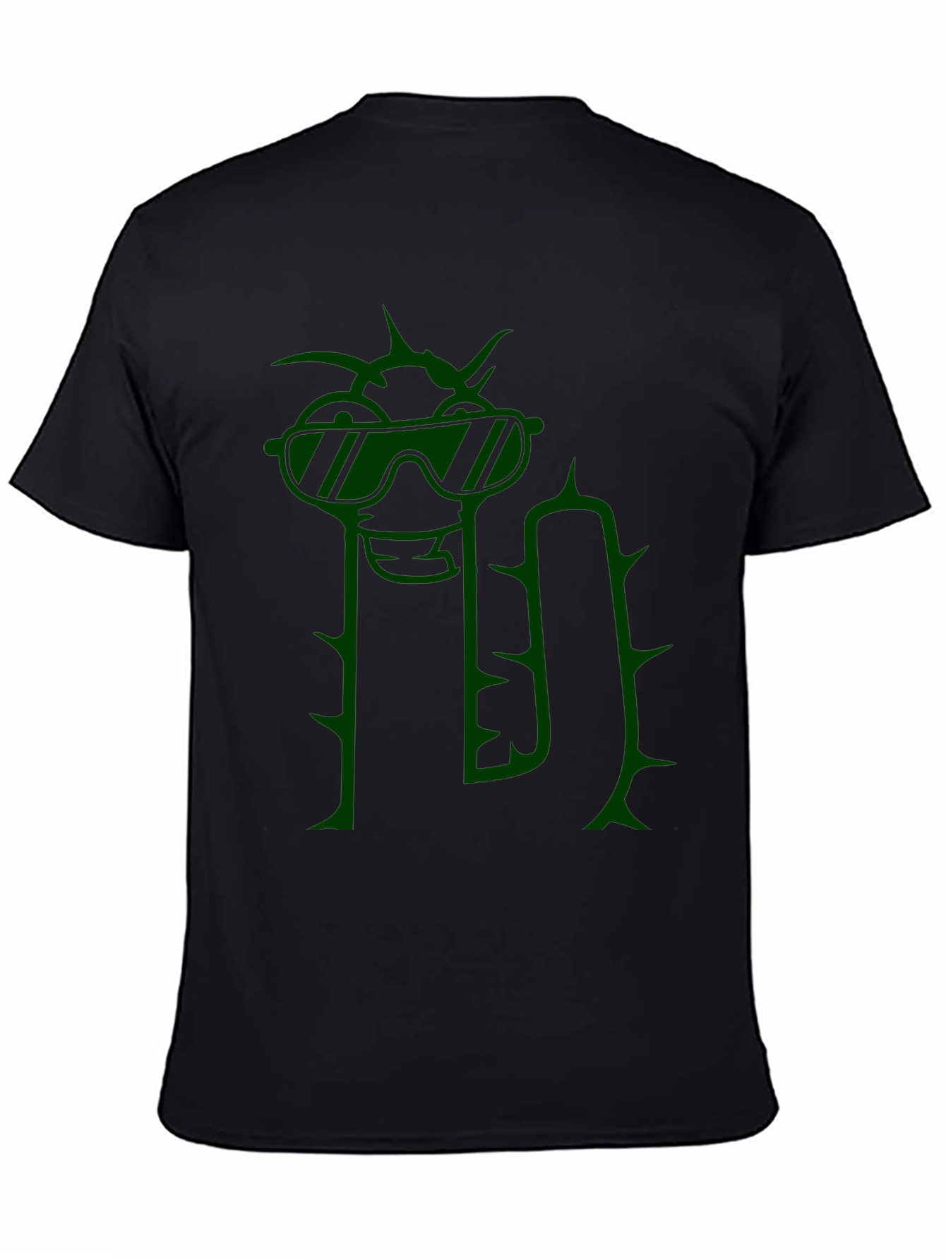 Cool Cactus Graphic Tee - Mens Black T-Shirt