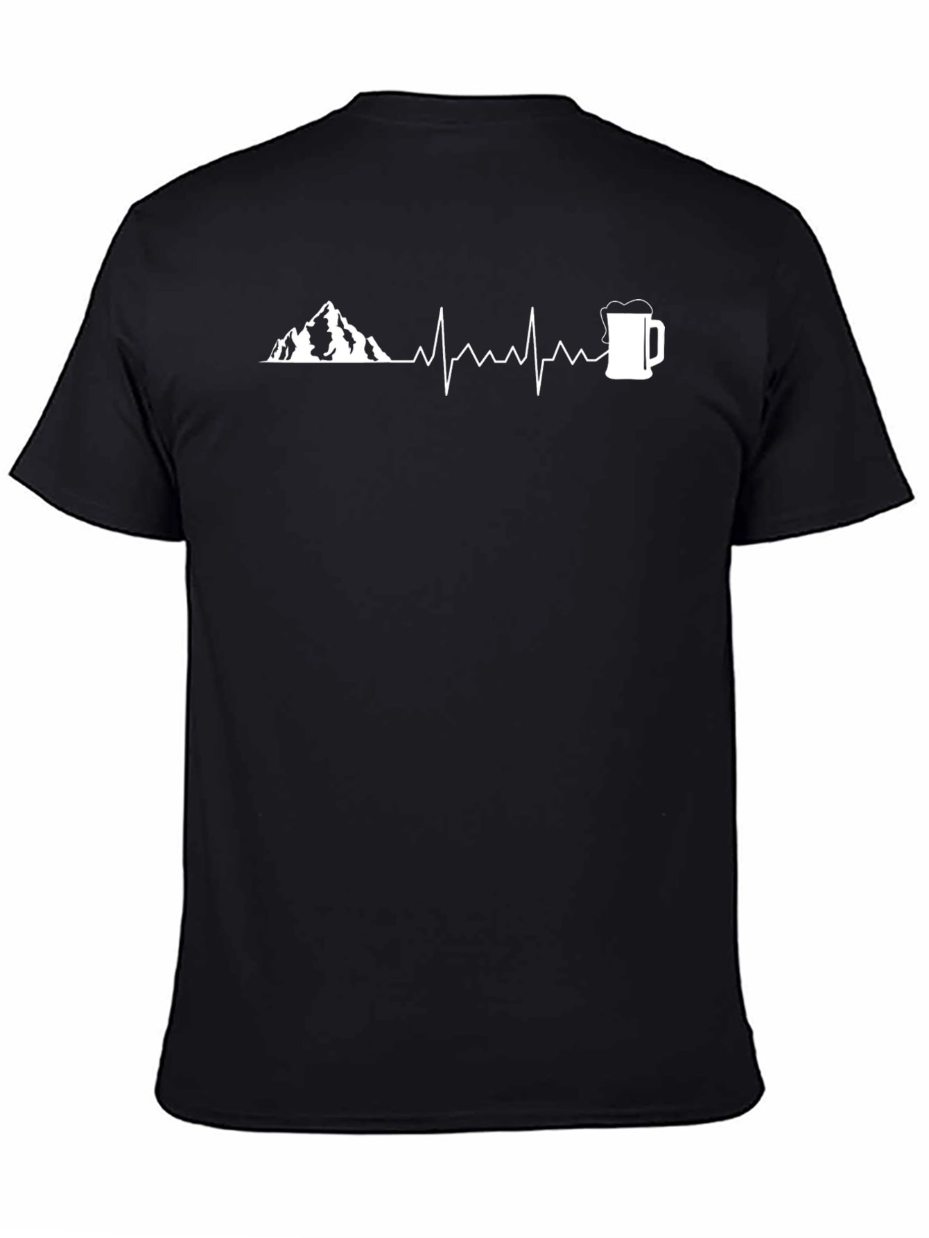 Mountain & Beer Heartbeat Graphic Tee