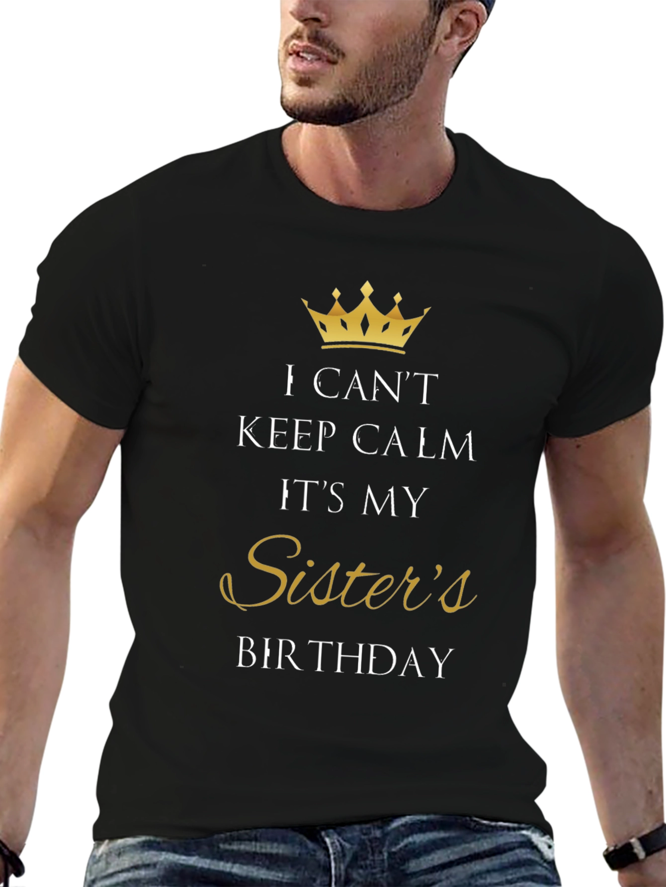 Sisters Birthday T-Shirt - Keep Calm