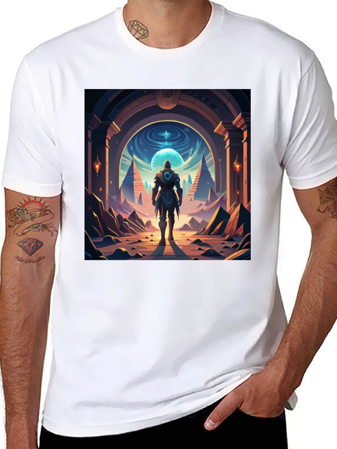 Sci-Fi Voyager T-Shirt - Gateway to Adventure