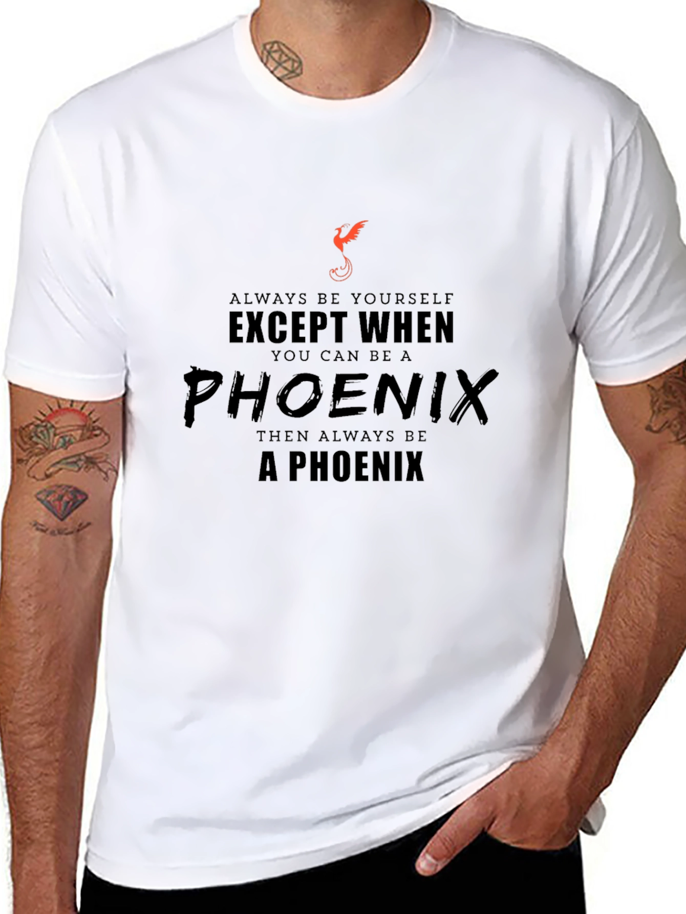 Phoenix Graphic Print T-Shirt