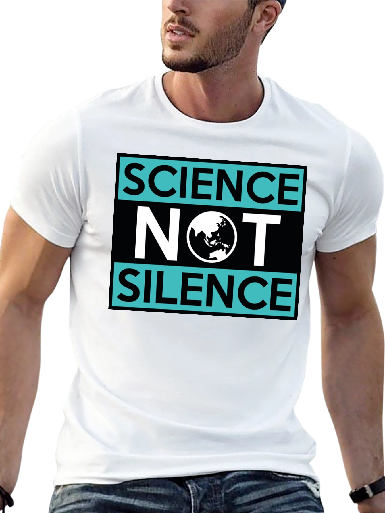 Science Not Silence Graphic T-Shirt