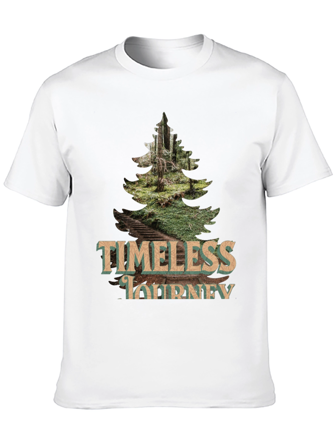 Timeless Journey Graphic Tee - Nature Inspired
