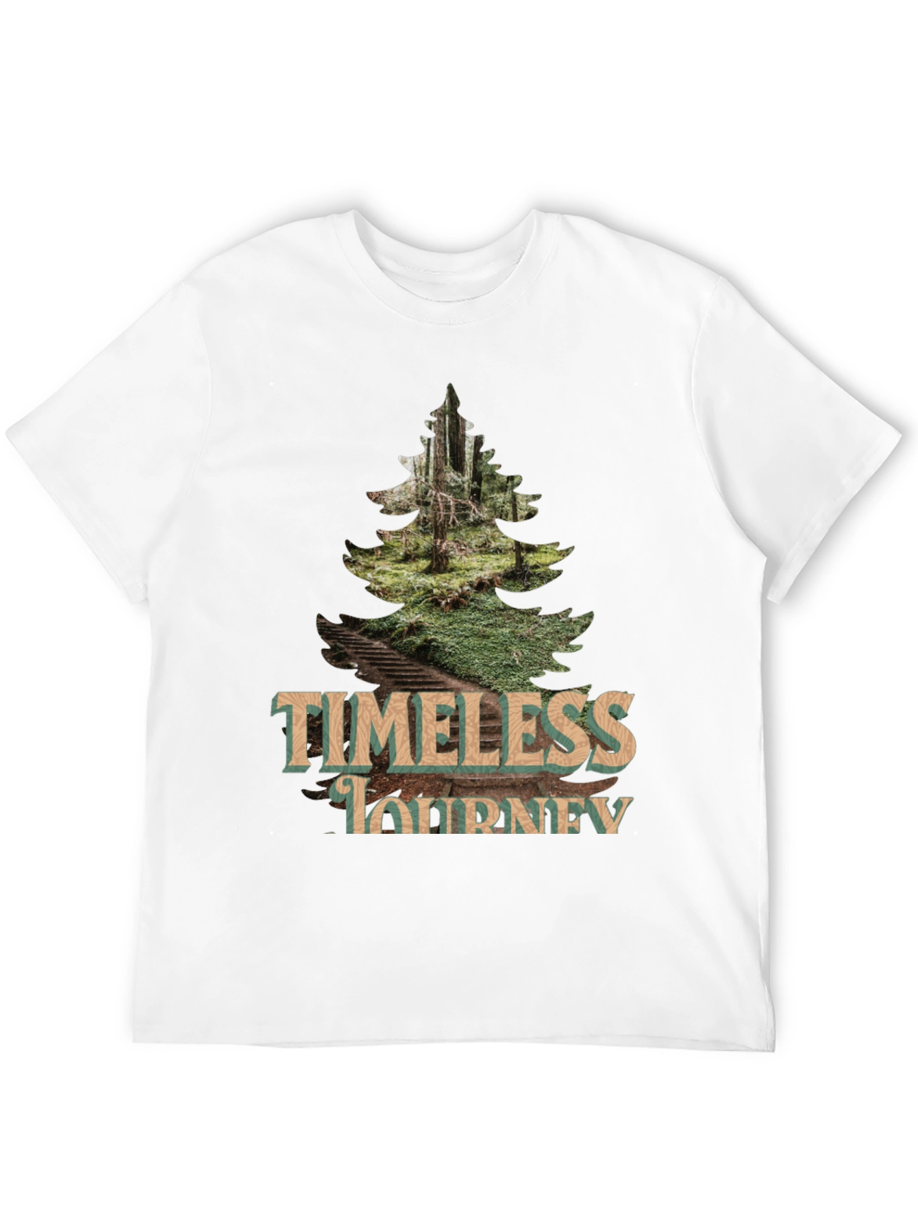 Timeless Journey Graphic Tee - Nature Inspired