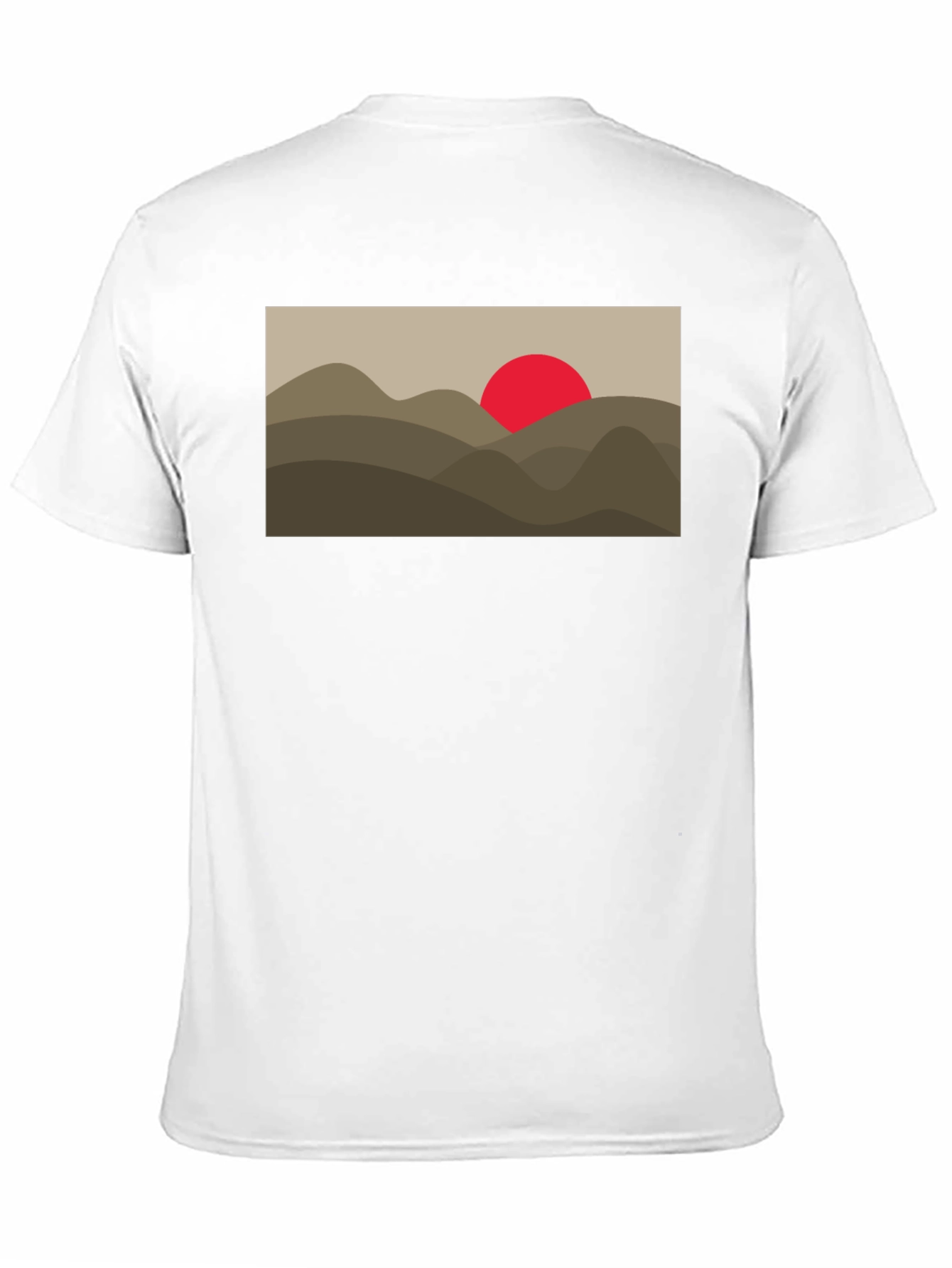 Sunrise Mountain Graphic Tee - Black