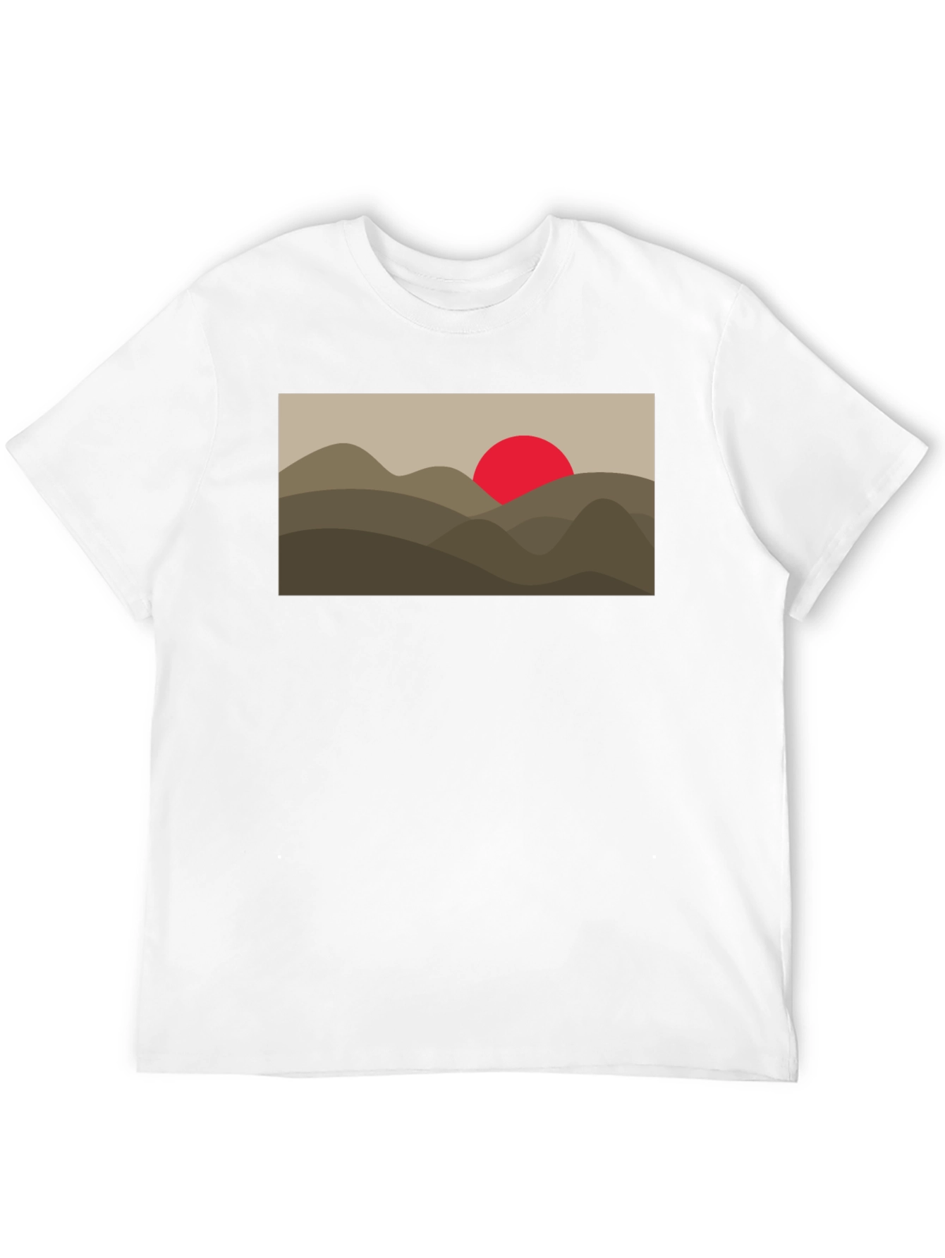 Sunrise Mountain Graphic Tee - Black