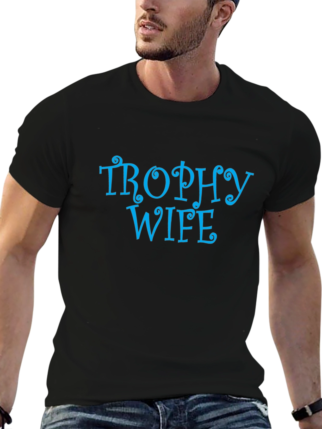 Trophy Wife Graphic T-Shirt - Novelty Tee