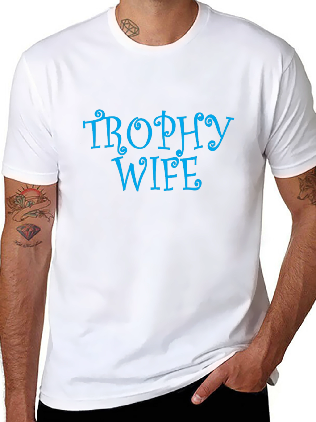 Trophy Wife Graphic T-Shirt - Novelty Tee