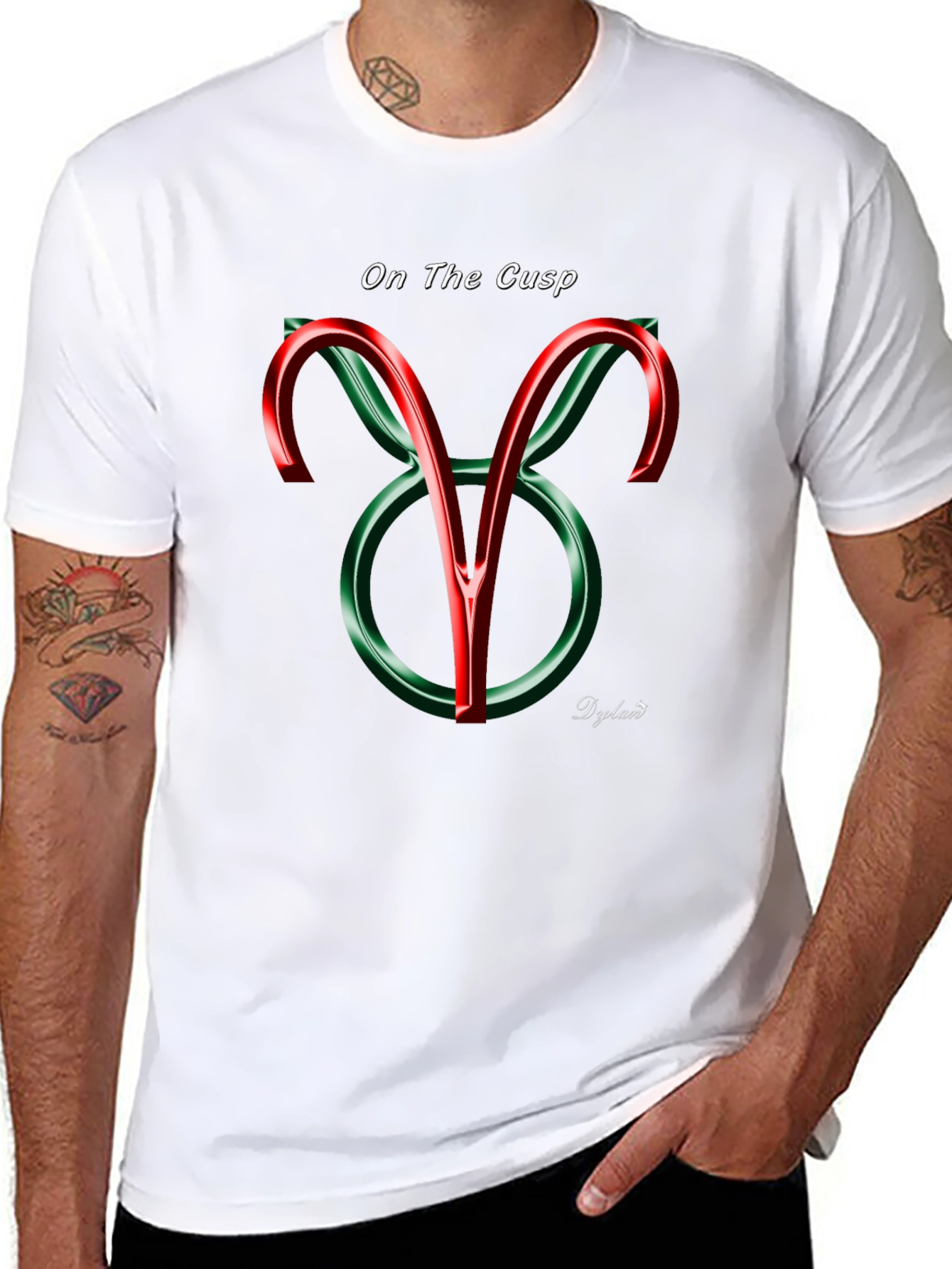 On The Cusp Aries/Taurus Zodiac T-Shirt