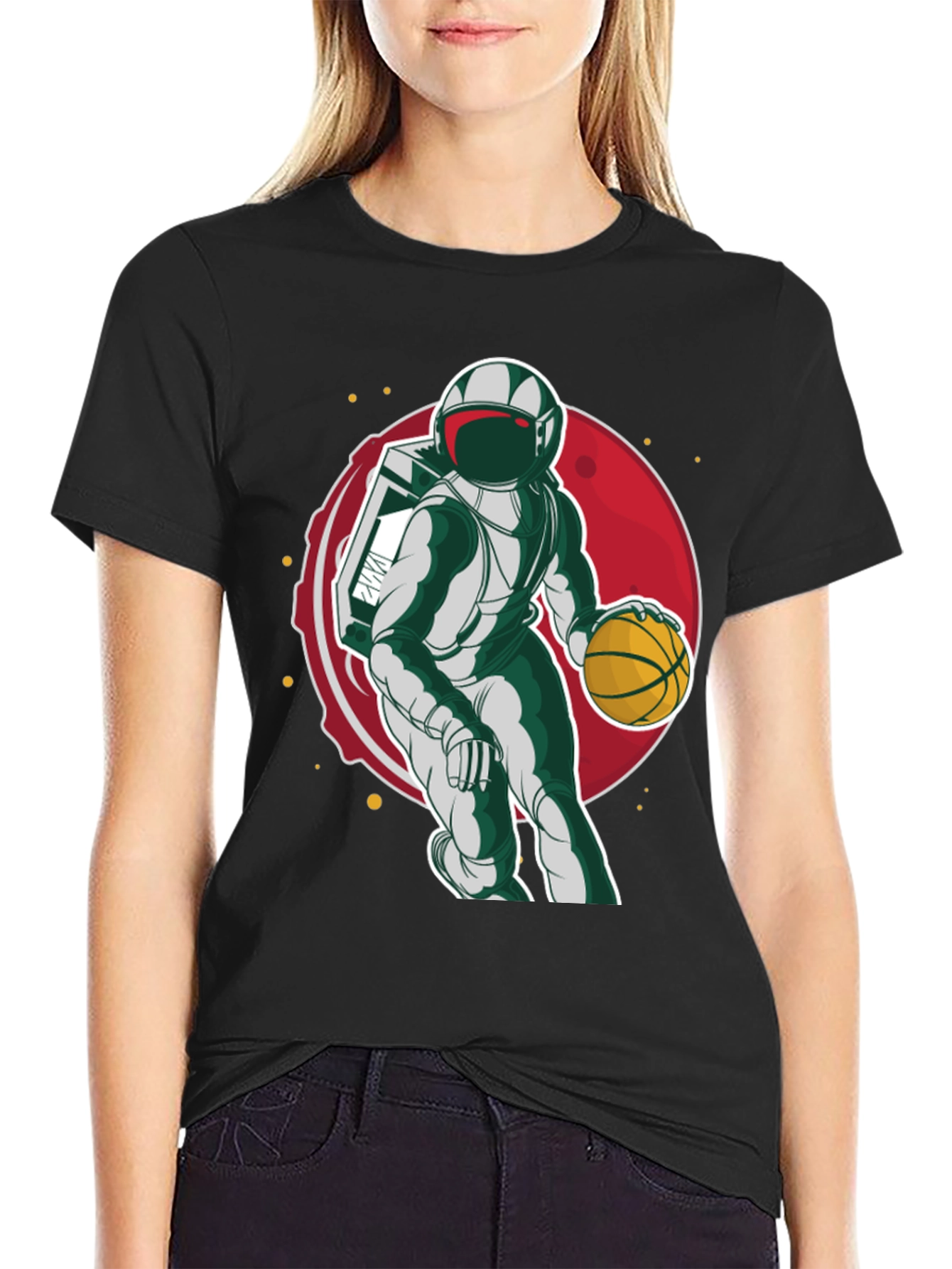 Astronaut Basketball T-Shirt