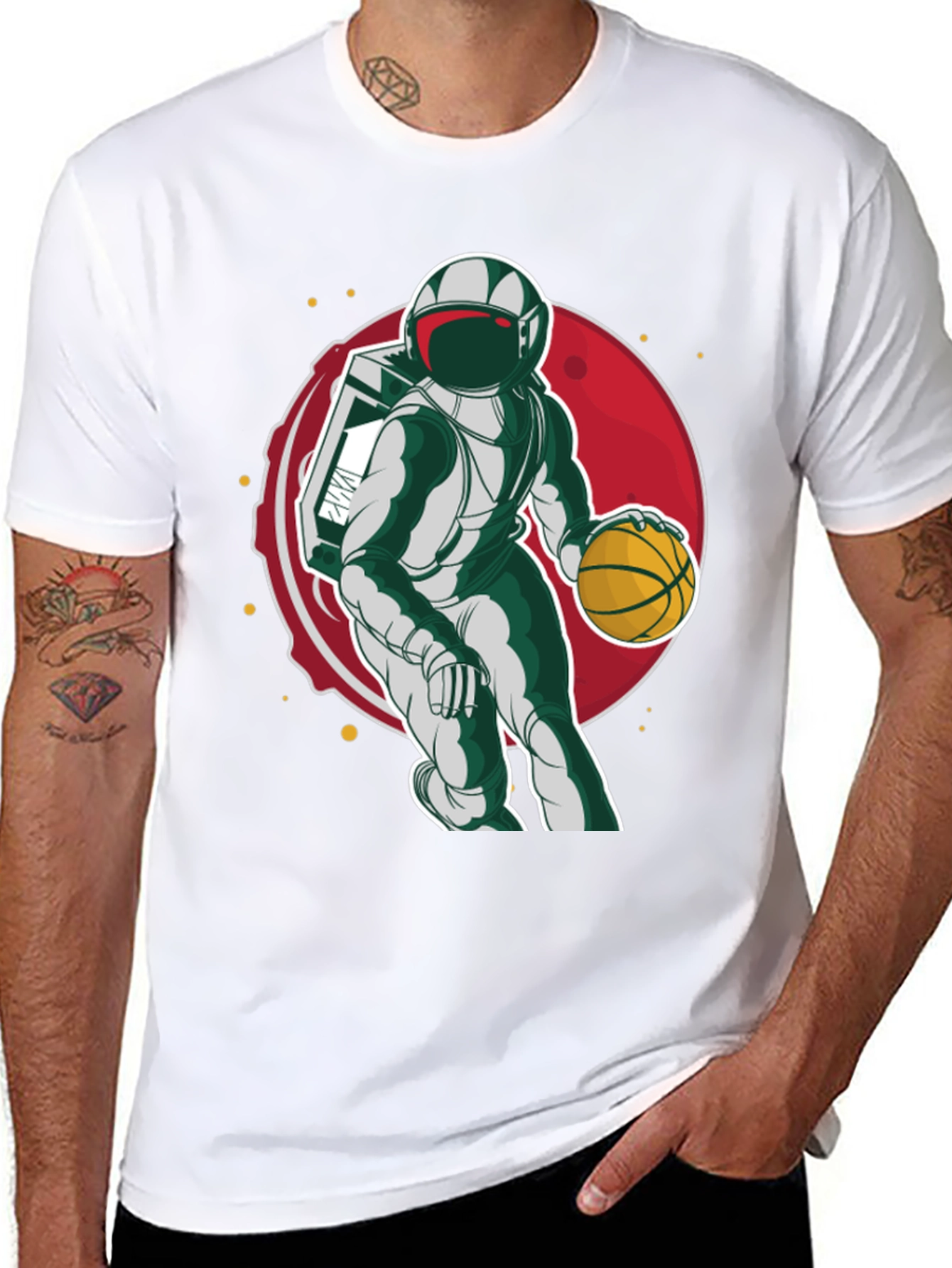 Astronaut Basketball T-Shirt