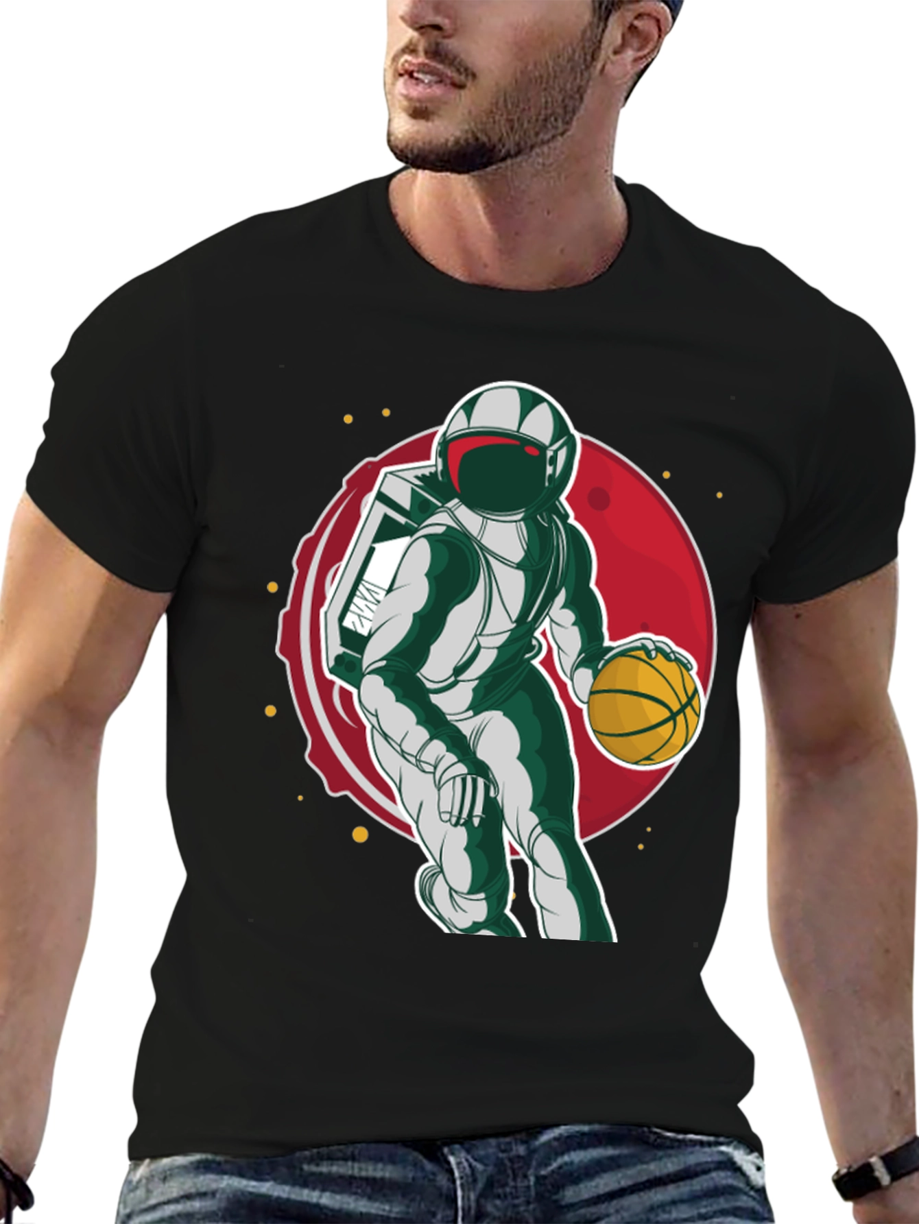 Astronaut Basketball T-Shirt