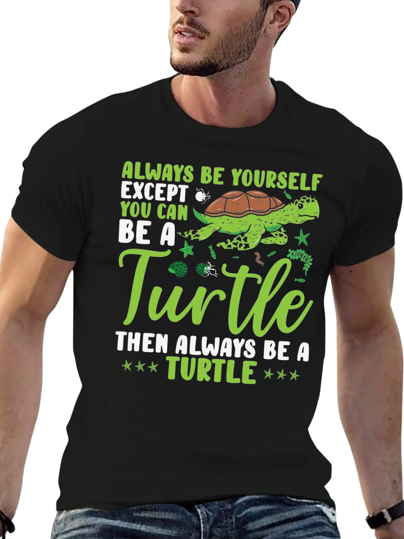 Always Be Yourself Turtle Graphic Tee