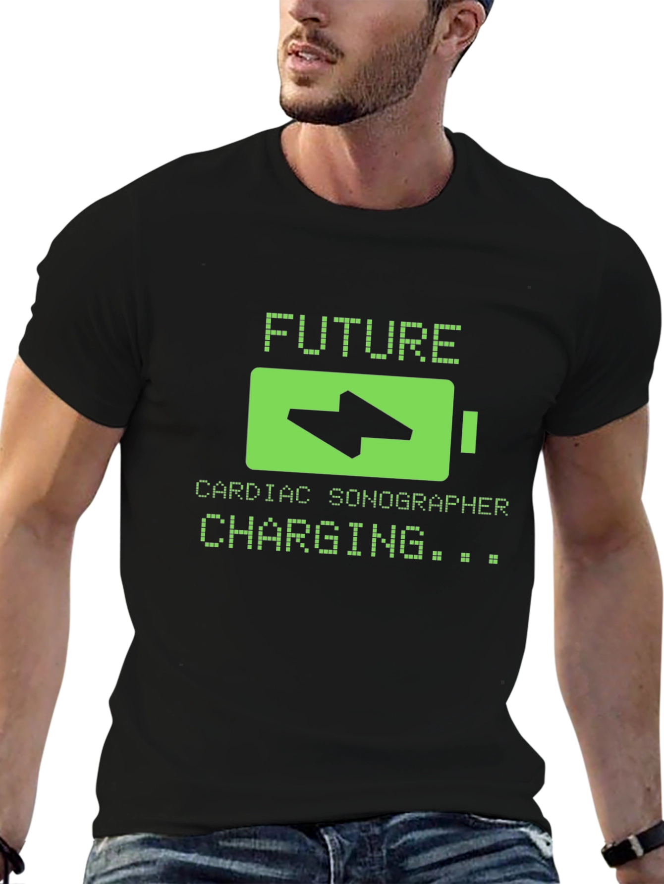 Future Cardiac Sonographer Charging T-Shirt