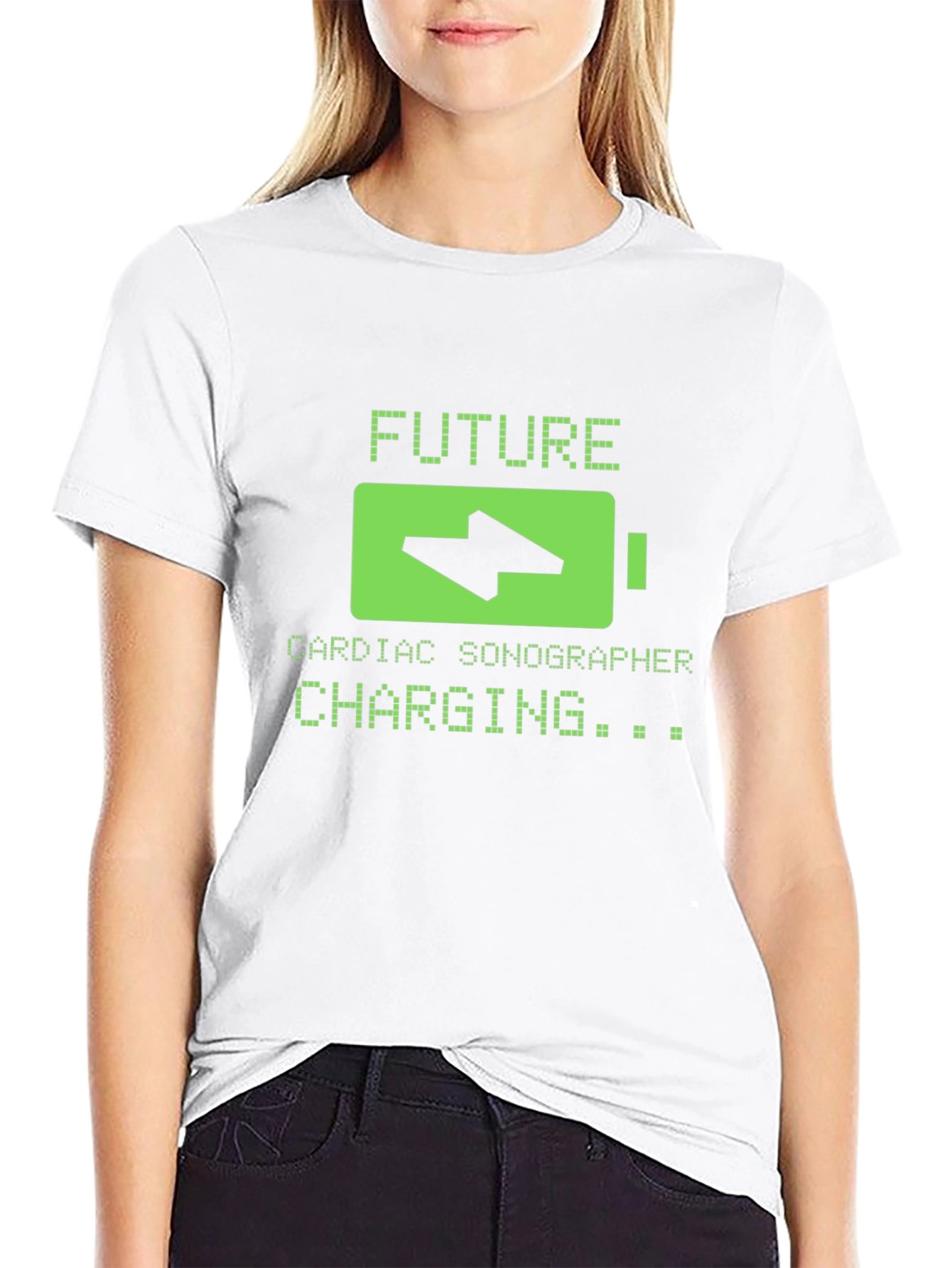Future Cardiac Sonographer Charging T-Shirt