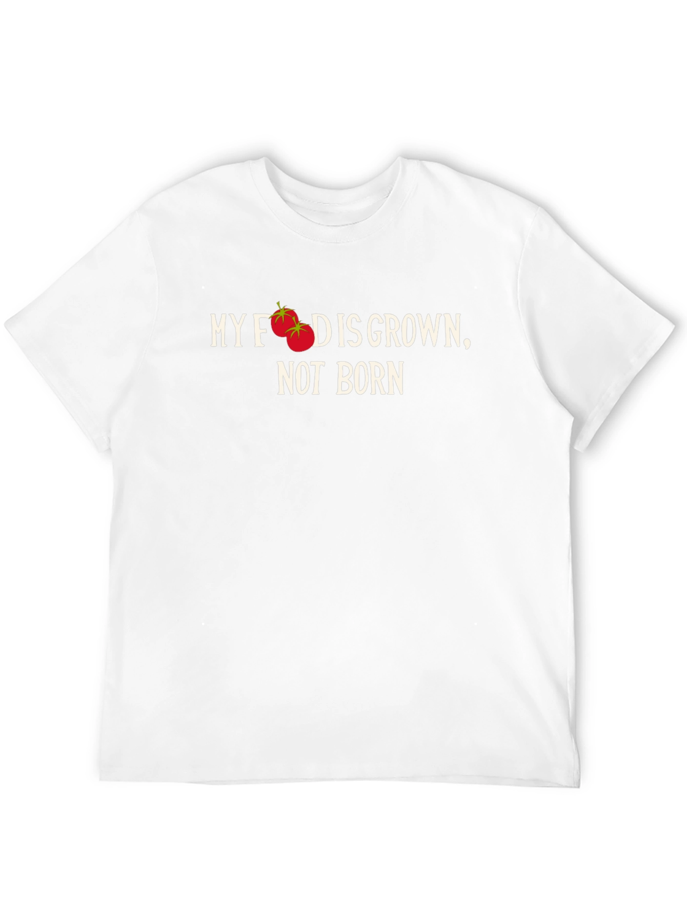 My Food Is Grown T-Shirt - Vegan Vegetarian Tee