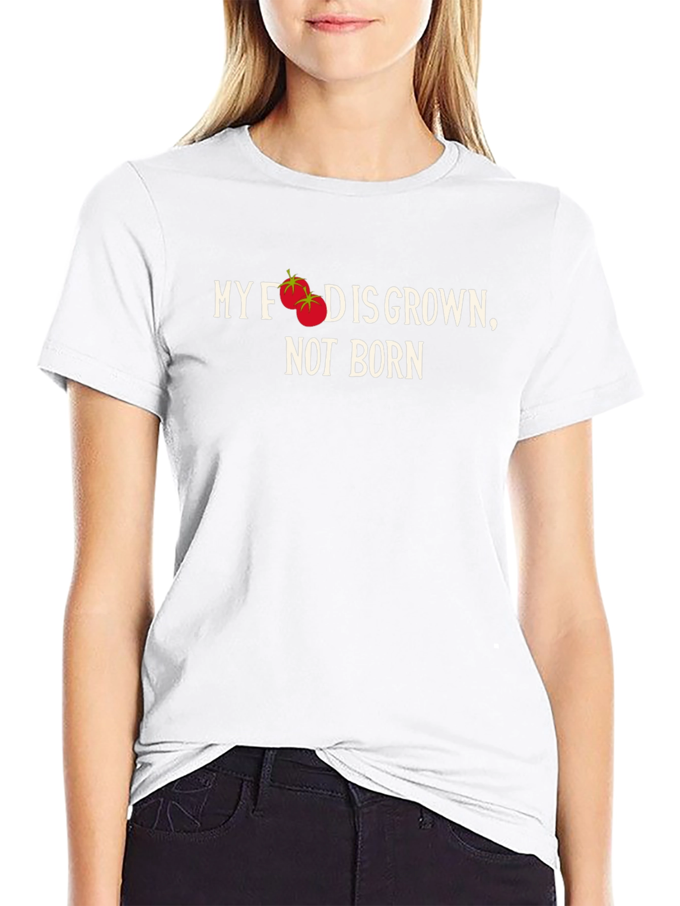 My Food Is Grown T-Shirt - Vegan Vegetarian Tee