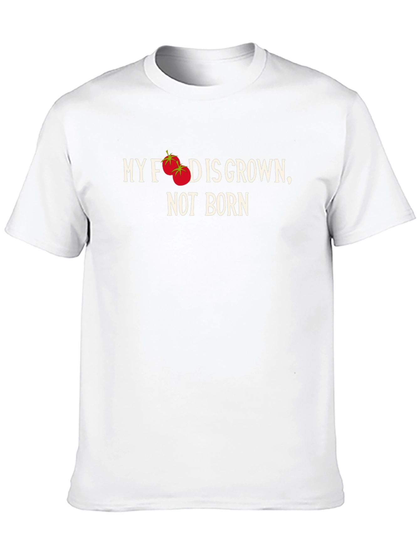My Food Is Grown T-Shirt - Vegan Vegetarian Tee