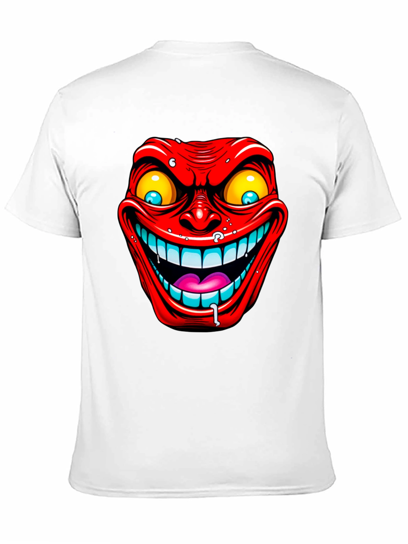 Evil Grin Graphic Tee - Mens Black T-Shirt