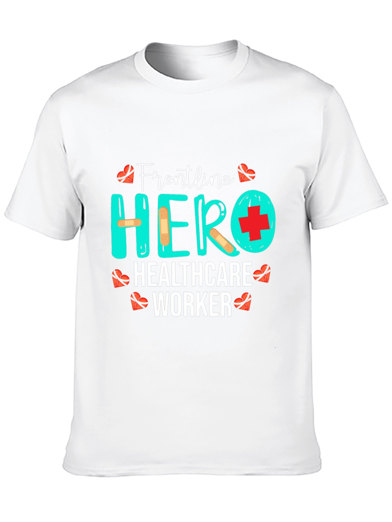 Frontline Hero Healthcare Worker Graphic T-Shirt