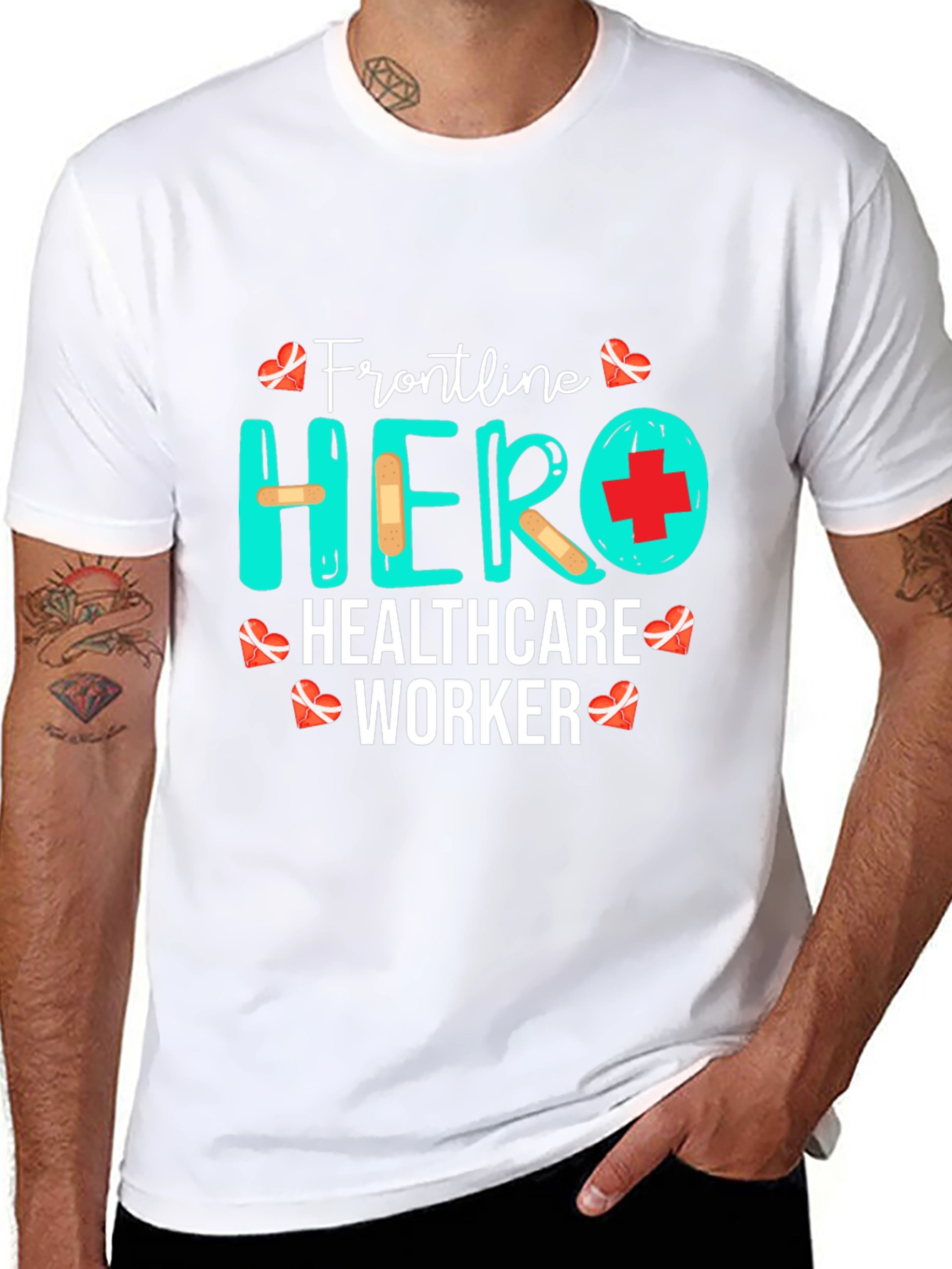 Frontline Hero Healthcare Worker Graphic T-Shirt